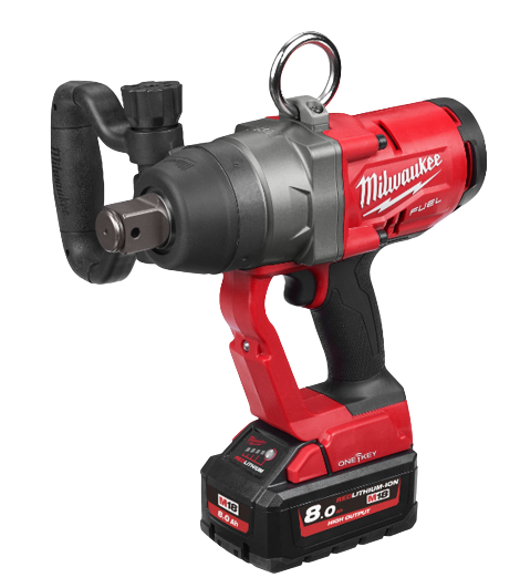 Schlagschrauber, 1", Akku 18 V, 8 Ah, 2.400 Nm, Milwaukee, M18 ONEFHIWF1-802X