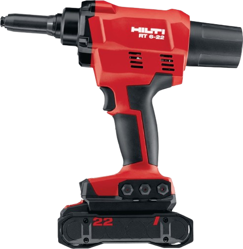 Blindnietgerät, 2,4 bis 5 mm, Akku 22V, 4,0 Ah, Hilti, RT 6-22, Nuron