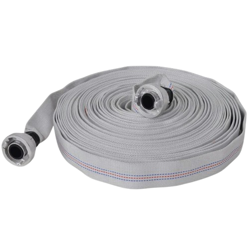 Feuerwehrschlauch mit Storz C - Kupplung, ca. 20 m