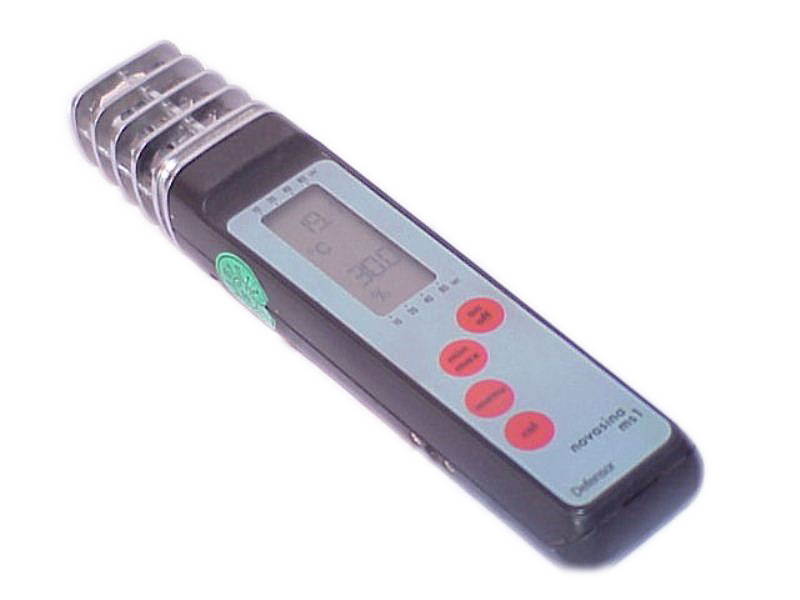 Temperatur-/Feuchtemessgerät, -20 °C bis +80 °C / 6 bis 98 %rF, Novasima, MS1