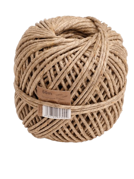 Bindfaden; Naturfaser; 2 mm; 60 m; WIHEDÜ mittelstark