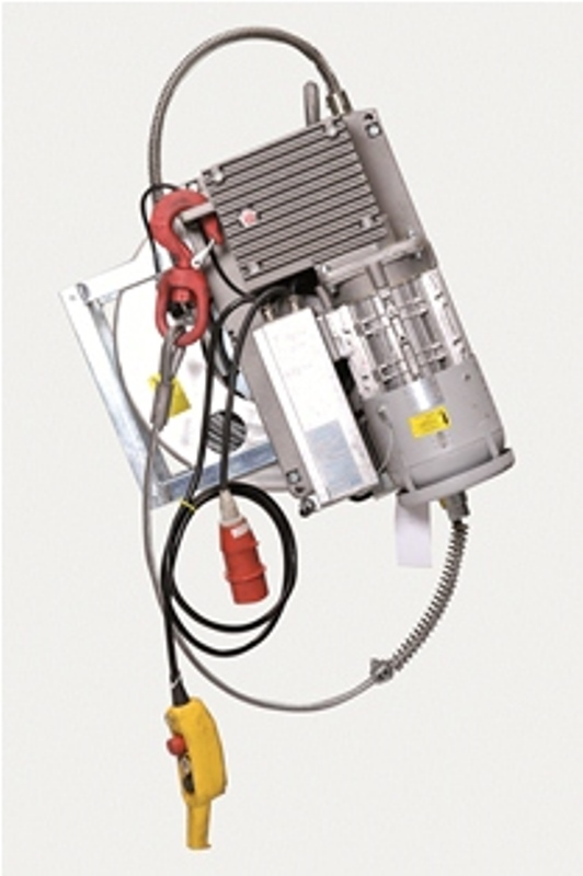 Seilwinde, 400 V/16A, 1,5 t, Tirak, X 1530, mit Seil ( Ø 10 mm), mit Wickler