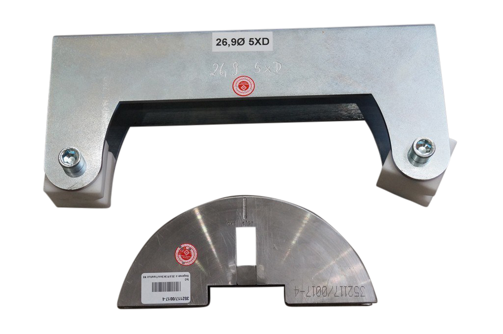 Biegematrize mit Gegenhalter, Ø 18 mm R45, Transfluid, MB 642