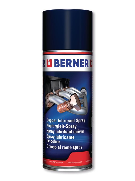 Kupfergleitspray; 400 ml; korrosionssicher; wasserbeständig; Berner