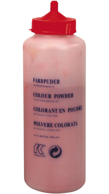 Schlagschnurautomaten Farbpulver 180g Flasche