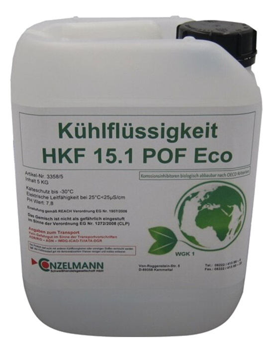 Kühlflüssigkeit Conzelmann HKF POF-ECO 15.1 - 1L; bis zu - 15 °C