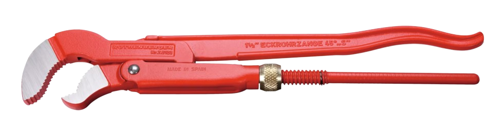 Eck-Rohrzange, bis 1 1/2"
