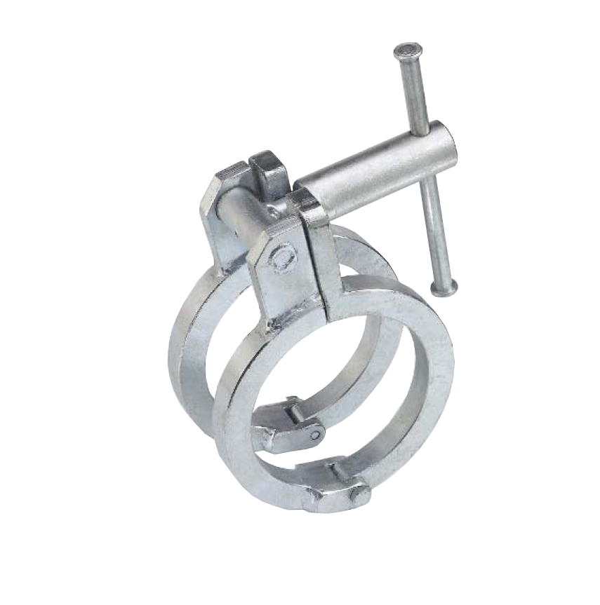 Rohraußenzentrierung für Fallnaht, DN 200 / 8 Zoll, mit Spindel