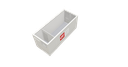 Büro- / Mannschaftscontainer, 6 m; h = 2,8 m, m. Trennwand, weiß RAL 9002