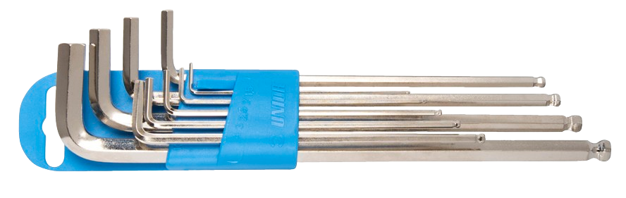 Inbusschlüssel-Satz mit Kugelkopf, 1,5 bis 10 mm / 9-teilig