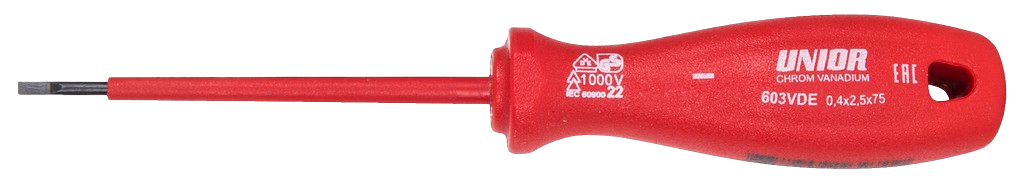 Schraubendreher Flach 2,5mm isoliert