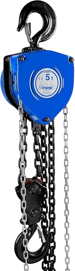 Stirnrad-Flaschenzug, 5 t, Hub: 20 m