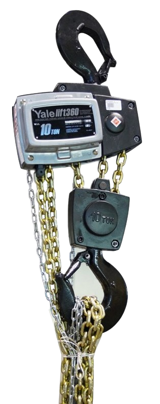 Stirnrad-Flaschenzug, 10 t, Hub: 5 m