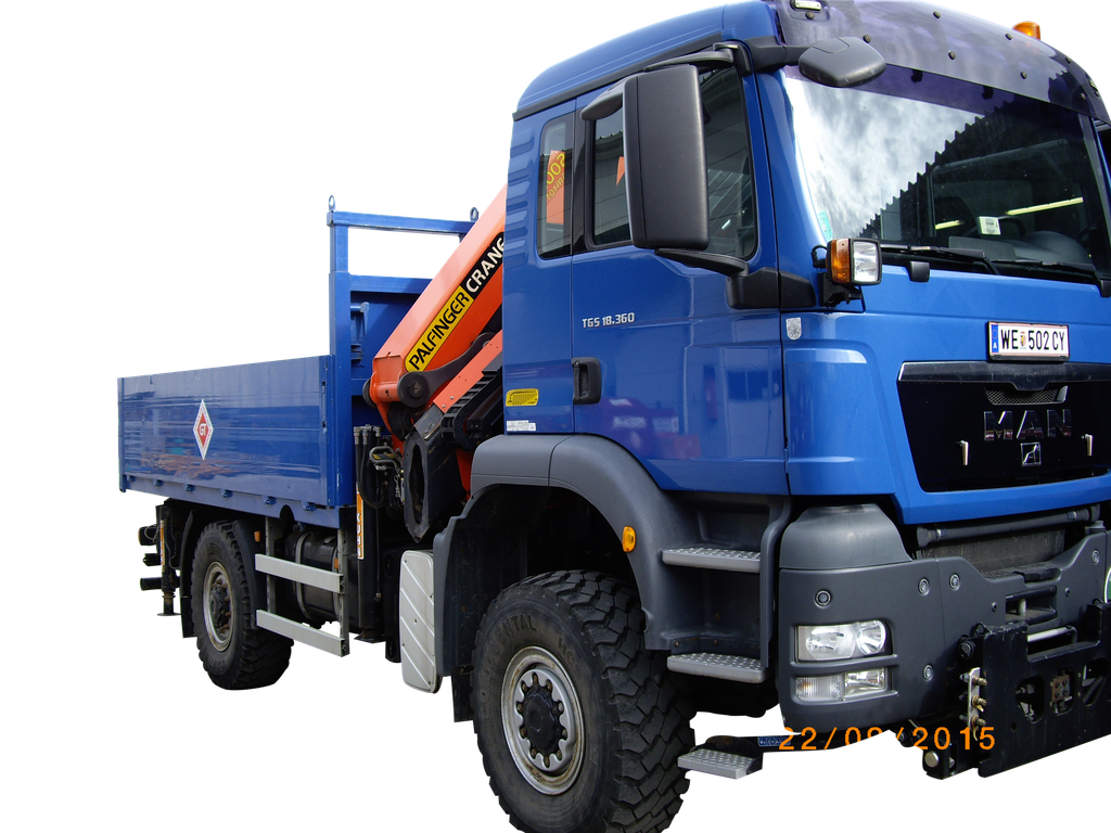 LKW mit Ladekran, MAN, TGS 18.360 4x4