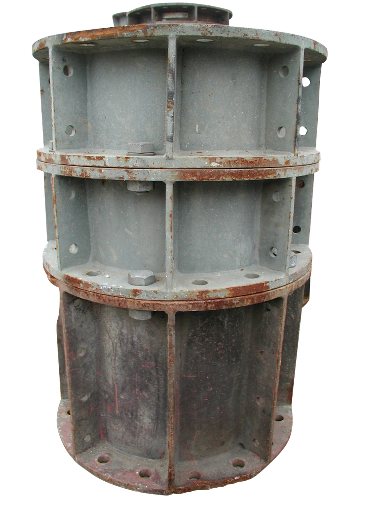 Rohrstockerl, Rohr-Ø 1120 mm, Flansch-Ø 1320 mm, l= 2000 mm