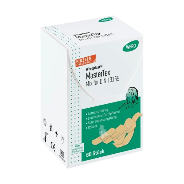 Pflaster-Mix für DIN 13169, 60 Stück
