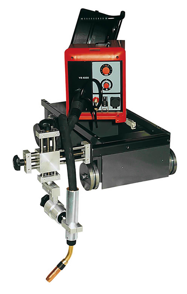 MIG/MAG Fahrwerk-Längsnahtschweißanlage, 230 V, Fronius FDV 50