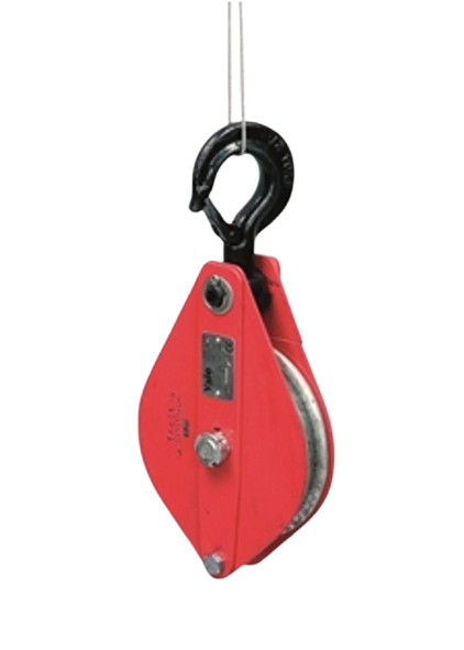 Umlenkrolle mit Haken, 6 t