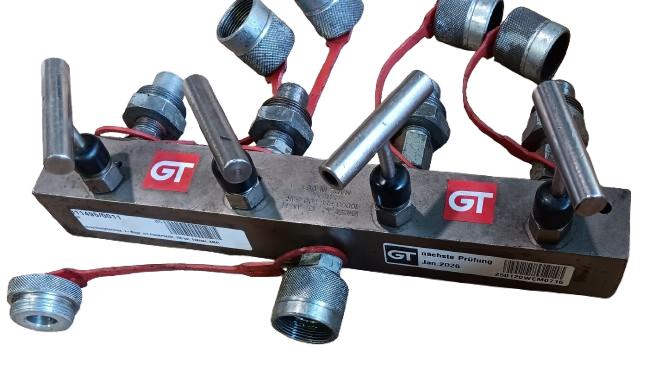 Hydraulikverteilerleiste, 4-Wege, mit Absperrventil, 700 bar, Enerpac, AM41