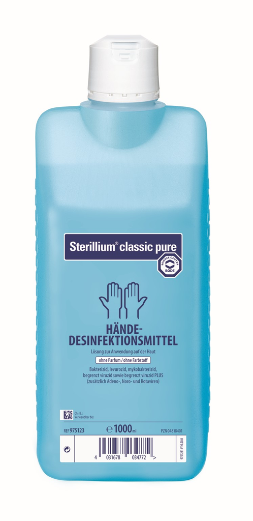 Handdesinfektionsmittel 1000ml, alkoholisches Händedesinfektionsmittel