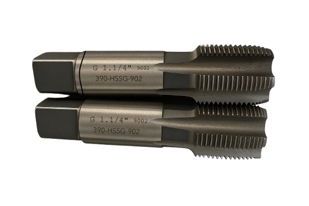 Gewindebohrersatz Hand 2teilig G1 1/4"