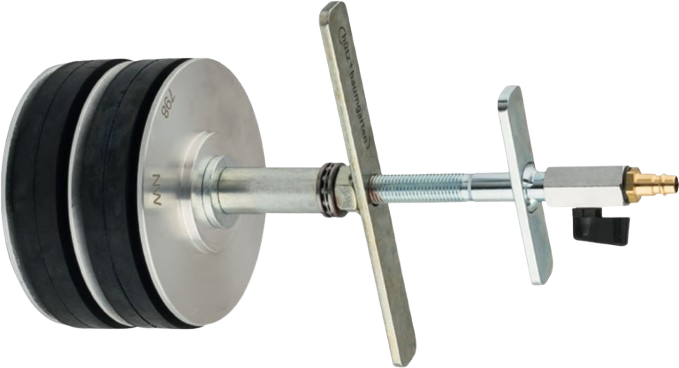 Presskolben mit 2 Gummiringen, Ø 80 mm / 75 bis 85 mm, 1,5 bar