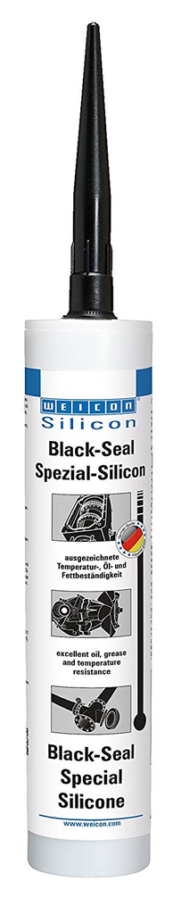 Spezialsilikon; 310 ml; Kartusche; hitzebeständig; Weicon Black-Seal
