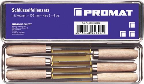 Schlüsselfeilensatz 6-teilig