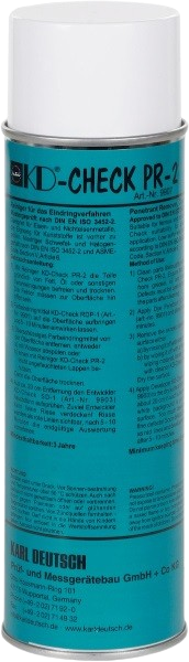 Reiniger Rissprüfmittel; 500 ml; Spray; Karl Deutsch KD-Check PR-2 Aerosol