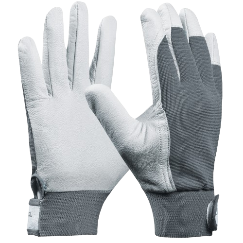 Montagehandschuhe H-PLUS Driver blau, Volleder, Gr.9