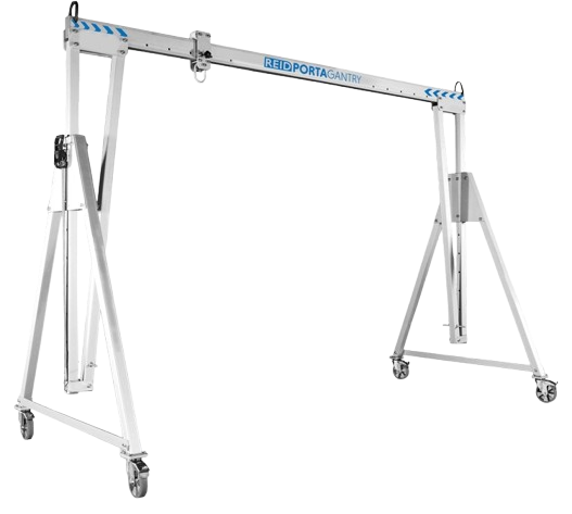 Alu-Portalkran, fahrbar, Traglast: 3 t, Arbeitsbreite 3,65 m, ATEX
