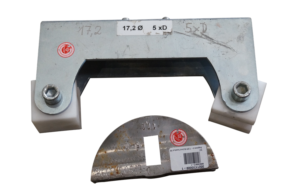 Biegematrize mit Gegenhalter, Ø 17,2 mm R86, Transfluid, MB 642