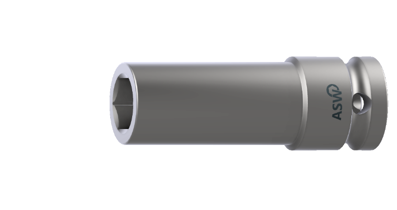 Schlagschrauber-Nuss, SW 30, 1/2", lang
