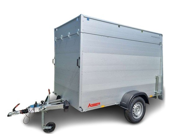 1-Achs-Kofferanhänger, PKW, Nutzlast: 879 kg, Innenmaße 251 x 126 x 118 cm