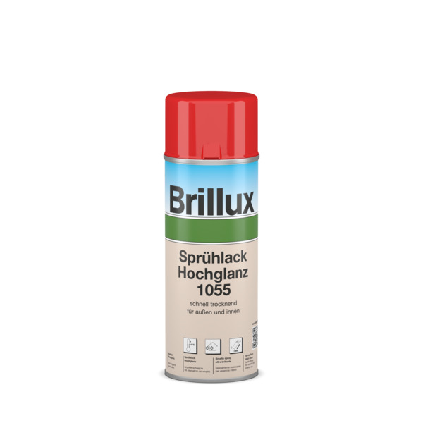 Lackspray/Sprühlack, farblos, Hochglanz 1055, Brillux, 400 ml