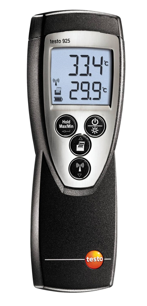 Temperaturmessgerät, mit Anlegefühler, -50 °C bis +300 °C, testo 925