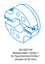 Messerhalter Gr.1 MF3i /091502144