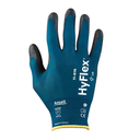 Handschuhe HyFlex Gr.9 11-616 / Aussen Blau - Innen Schwarz