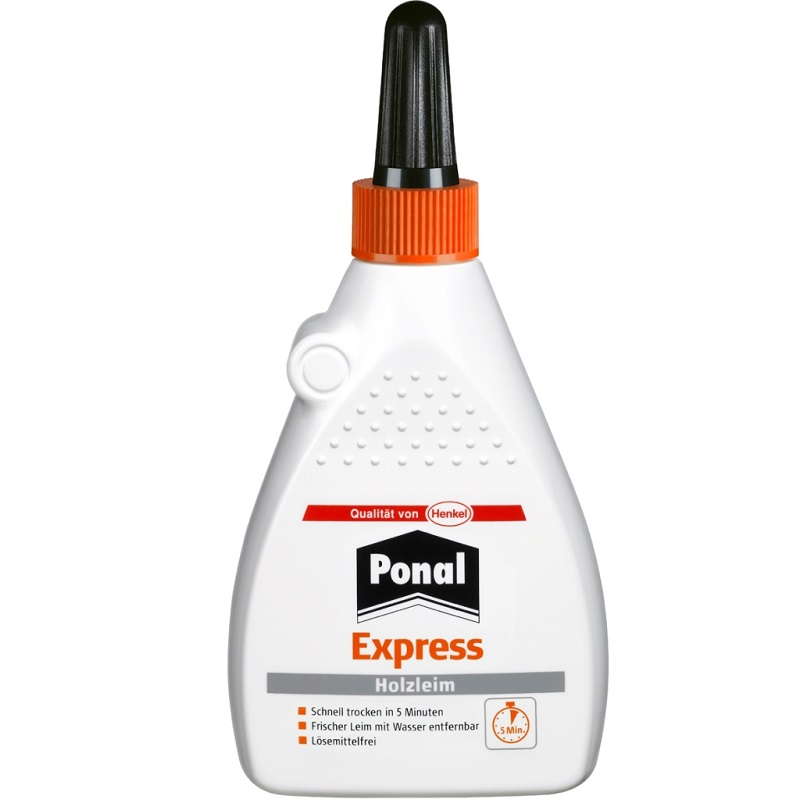 Holzleim; 550 g (Flasche); weiß; schnellabbindend; Henkel Ponal Express