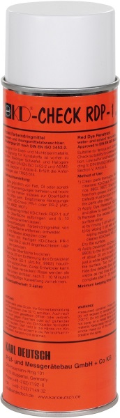 Rissprüfmittel; 500 ml; Spray; rot; Karl Deutsch KD-Check RDP-1 Aerosol