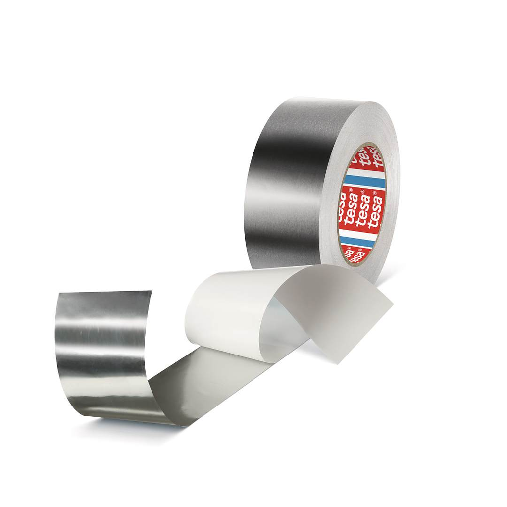 Aluminiumklebeband; 80 µm; 25 mm x 50 m; bis + 160 °C; Tesa 50575