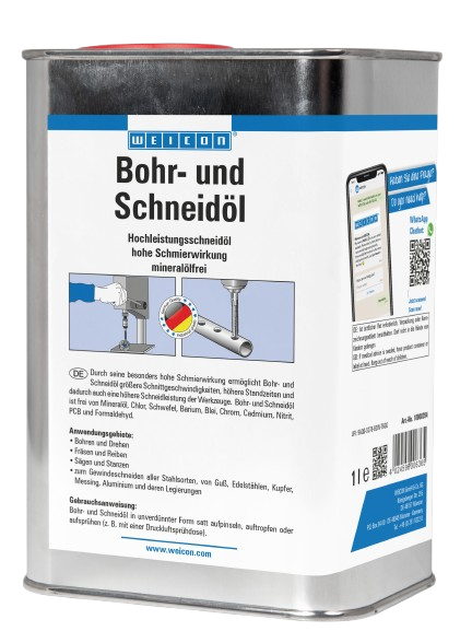 Hochleistungsschneidöl 1 L, mineralölfrei, Weicon