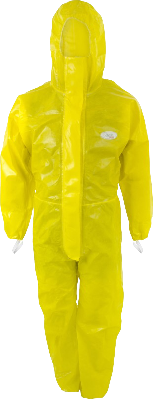 Schutzoverall CoverChem Kat. 3 Gr. XXL gelb