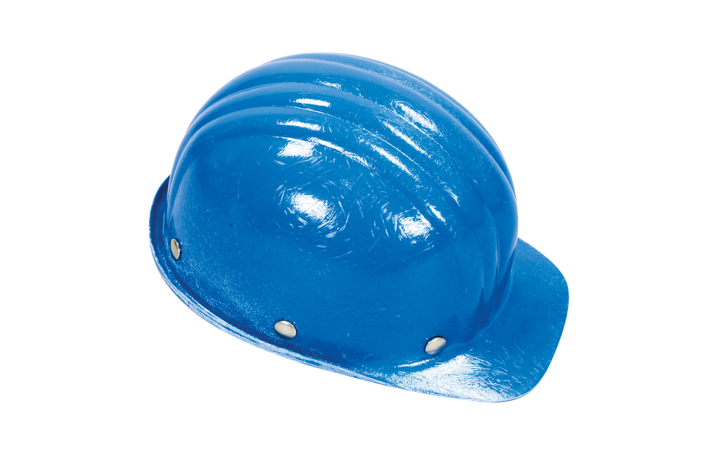 Schutzhelm blau hitzebeständig