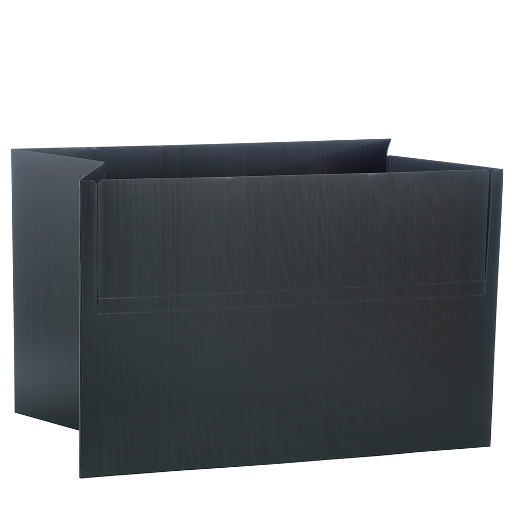 Gitterbox-Auskleidung, schwarz 1195x785x785mm