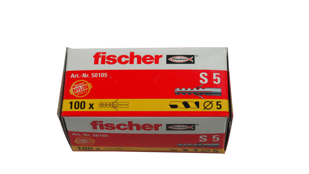 Fischer Dübel Nylon S5, 100 Stück