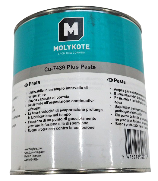 Kupferpaste; 1 kg; korrosionssicher; Dow Corning MOLYKOTE Cu-7439 Plus