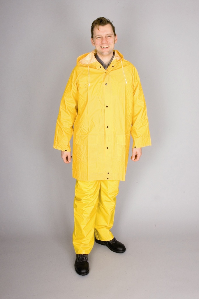 Regenjacke PVC gelb Gr. 66/68 (XXXL)