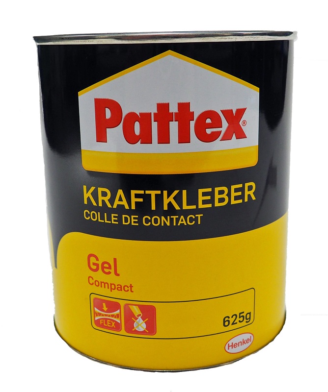 Kraftkleber; bis + 70 °C; nicht tropfend; 625 g (Dose); Pattex Gel Compact