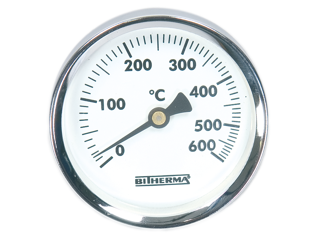 Haftthermometer mit Magnet 0-600°C